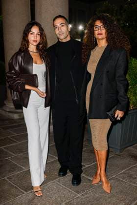 MFW EE72 Gala dinner Arrivals MP Eiza González, Mohammed Al Turki, Afef Jnifen arrive at the EE72 event during Milan s Fashion Week Womenswear Spring Summer 2026, on September 26, 2025 in Milan (Italy), Italy. Photo by Marco Piovanotto Abacapress.com  Copyright: xPiovanottoxMarco ABACAx