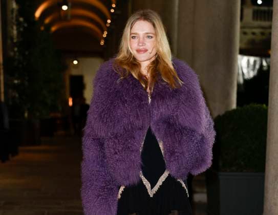 MFW EE72 Gala dinner Arrivals MP Natal ja Vodjanova arrives at the EE72 event during Milan s Fashion Week Womenswear Spring Summer 2026, on September 26, 2025 in Milan (Italy), Italy. Photo by Marco Piovanotto Abacapress.com  Copyright: xPiovanottoxMarco ABACAx