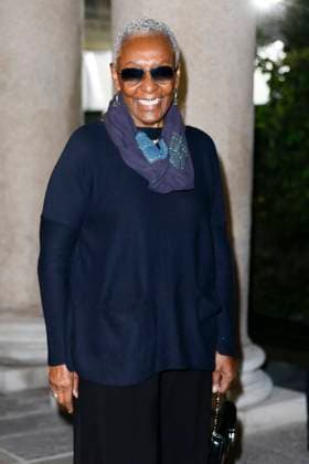 MFW EE72 Gala dinner Arrivals MP Bethann Hardison arrives at the EE72 event during Milan s Fashion Week Womenswear Spring Summer 2026, on September 26, 2025 in Milan (Italy), Italy. Photo by Marco Piovanotto Abacapress.com  Copyright: xPiovanottoxMarco ABACAx