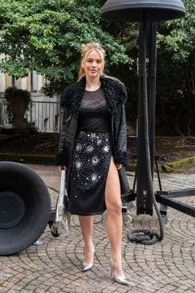 Milan Fashion Week - Women S S 2026 Blumarine Fashion Show Front Row Milan, Italy Emma Brooks Milan Fashion Week - Women S S 2026 Blumarine Fashion Show Front Row Milan, Italy 26th September 2025  Copyright: xCarminexContex