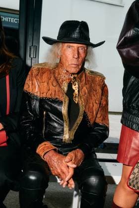Milan Fashion Week - Women S S 2026 Marco Rambaldi Fashion Show Front Row Milan, Italy James Goldstein (Jim) Milan Fashion Week - Women S S 2026 Marco Rambaldi Fashion Show Front Row Milan, Italy 26th September 2025  Copyright: xx