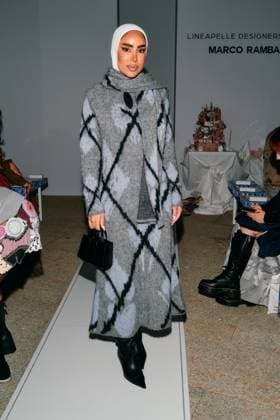 Milan Fashion Week - Women S S 2026 Marco Rambaldi Fashion Show Front Row Milan, Italy Fatema Alawadhi Milan Fashion Week - Women S S 2026 Marco Rambaldi Fashion Show Front Row Milan, Italy 26th September 2025  Copyright: xx