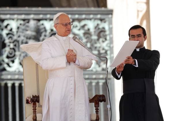 News Bilder des Tages September 27, 2025, Roma, Roma: Pope Leo XIV leads the Jubilee Audience in Saint Peter s Square, Vatican City, 27 September 2025. ANSA GIUSEPPE LAMI. Roma Roma  - ZUMAa110 20250927_zaf_a110_002 Copyright: xGiuseppexLamix