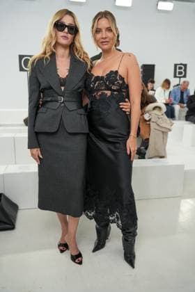 Milan, Milan Women s Fashion Week Spring Summer 2026 - Women s Fashion, Spring Summer 2026 - Ermanno Scervino fashion show - arrivals in the photo: Eleonora Carisi Veronica Ferraro  Copyright: xRiccardoxGIordanox xipa-agency.netx xRiccardoxGiordano IPAx IPA_Agency_IPA65816595