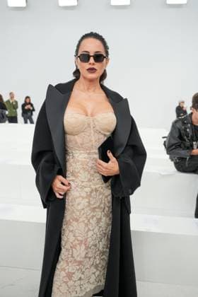 Milan, Milan Women s Fashion Week Spring Summer 2026 - Women s Fashion, Spring Summer 2026 - Ermanno Scervino fashion show - arrivals in the photo: Paola Iezzi  Copyright: xRiccardoxGIordanox xipa-agency.netx xRiccardoxGiordano IPAx IPA_Agency_IPA65816653