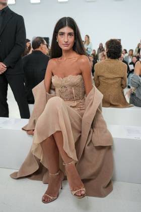 Milan, Milan Women s Fashion Week Spring Summer 2026 - Women s Fashion, Spring Summer 2026 - Ermanno Scervino fashion show - arrivals in the photo: guest  Copyright: xRiccardoxGIordanox xipa-agency.netx xRiccardoxGiordano IPAx IPA_Agency_IPA65816795