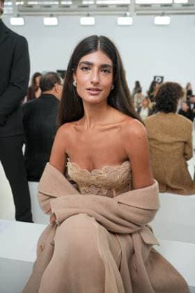 Milan, Milan Women s Fashion Week Spring Summer 2026 - Women s Fashion, Spring Summer 2026 - Ermanno Scervino fashion show - arrivals in the photo: guest  Copyright: xRiccardoxGIordanox xipa-agency.netx xRiccardoxGiordano IPAx IPA_Agency_IPA65816837