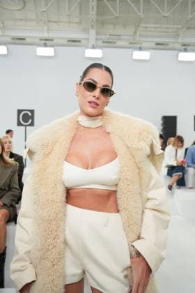 Milan, Milan Women s Fashion Week Spring Summer 2026 - Women s Fashion, Spring Summer 2026 - Ermanno Scervino fashion show - arrivals in the photo: Francesca Sofia Novello  Copyright: xRiccardoxGIordanox xipa-agency.netx xRiccardoxGiordano IPAx IPA_Agency_IPA65816888