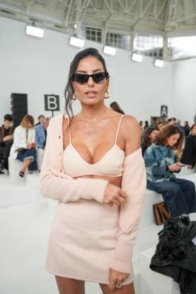 Milan, Milan Women s Fashion Week Spring Summer 2026 - Women s Fashion, Spring Summer 2026 - Ermanno Scervino fashion show - arrivals in the photo: guest  Copyright: xRiccardoxGIordanox xipa-agency.netx xRiccardoxGiordano IPAx IPA_Agency_IPA65816977