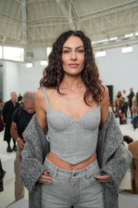 Milan, Milan Women s Fashion Week Spring Summer 2026 - Women s Fashion, Spring Summer 2026 - Ermanno Scervino fashion show - arrivals in the photo: Paola Turani  Copyright: xRiccardoxGIordanox xipa-agency.netx xRiccardoxGiordano IPAx IPA_Agency_IPA65817132
