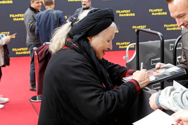 Hanna Schygulla bei der Premiere des Kinofilms Yunan auf dem 33. Filmfest Hamburg 2025 im Cinemaxx Dammtor. Hamburg, 27.09.2025