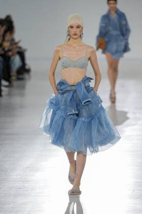 Milan, Milan Women s Fashion Week Spring Summer 2026 - Women s Fashion, Spring Summer 2026 - Ermanno Scervino fashion show - catwalk in the photo: Model  Copyright: xRiccardoxGIordanox xipa-agency.netx xRiccardoxGiordano IPAx IPA_Agency_IPA65817473