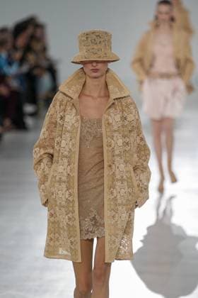 Milan, Milan Women s Fashion Week Spring Summer 2026 - Women s Fashion, Spring Summer 2026 - Ermanno Scervino fashion show - catwalk in the photo: Model  Copyright: xRiccardoxGIordanox xipa-agency.netx xRiccardoxGiordano IPAx IPA_Agency_IPA65817613