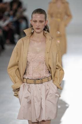 Milan, Milan Women s Fashion Week Spring Summer 2026 - Women s Fashion, Spring Summer 2026 - Ermanno Scervino fashion show - catwalk in the photo: Model  Copyright: xRiccardoxGIordanox xipa-agency.netx xRiccardoxGiordano IPAx IPA_Agency_IPA65817630