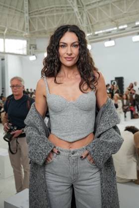Milan, Milan Women s Fashion Week Spring Summer 2026 - Women s Fashion, Spring Summer 2026 - Ermanno Scervino fashion show - arrivals in the photo: Paola Turani  Copyright: xRiccardoxGIordanox xipa-agency.netx xRiccardoxGiordano IPAx IPA_Agency_IPA65817129