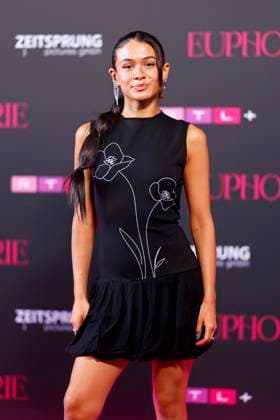 Schauspielerin Vanessa Velemir Diaz (Rolle: Chiara) beim Screening der neuen RTL-Serie Euphorie im Cinenova. Köln, 27.09.2025 NRW Deutschland Copyright: xChristophxHardtx