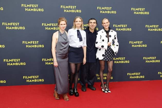 Lisa Hagmeister, Laura Tonke, Fatih Akin und Diane Kruger bei der Amrum Film Premiere am 27.09.2025 im Rahmen vom 33. Filmfest in Hamburg Diane Krugers öAmrum Filmpremiere beim Filmfest in Hamburg