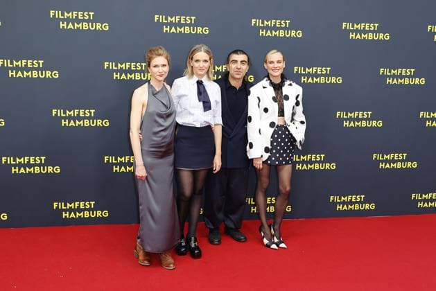 Lisa Hagmeister, Laura Tonke, Fatih Akin und Diane Kruger bei der Amrum Film Premiere am 27.09.2025 im Rahmen vom 33. Filmfest in Hamburg Diane Krugers öAmrum Filmpremiere beim Filmfest in Hamburg