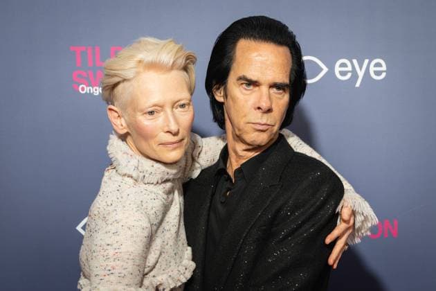 Bilder des Jahres 2025, Entertainment 09 September Entertainment Bilder des Tages AMSTERDAM - Tilda Swinton and Nick Cave at the opening of her exhibition at Eye Filmmuseum. The museum features works by artists friends of the Scottish actress. Films and masterclasses are also available. ANP SIMON LENSKENS netherlands out - belgium out  Copyright: xx x537653121x originalFilename: 537653121.jpg