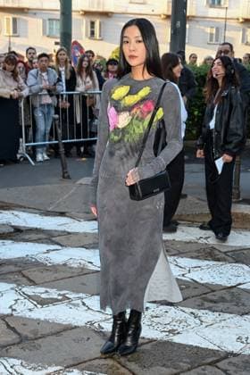 Milan, Milan Women s Fashion Week Spring Summer 2026 - Women s Fashion, Spring Summer 2026 - MSGM fashion show - guests - photo: guest  Copyright: xSimonaxChiocciax xipa-agency.netx xFotosickix IPA_Agency_IPA65843839