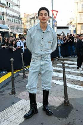 Milan, Milan Women s Fashion Week Spring Summer 2026 - Women s Fashion, Spring Summer 2026 - MSGM fashion show - guests - photo: Mario Russo  Copyright: xSimonaxChiocciax xipa-agency.netx xFotosickix IPA_Agency_IPA65843871