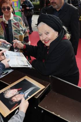 Filmfest Hamburg Hanna Schygulla, Premiere Film Yunan auf dem Filmfest Hamburg vor dem Cinemaxx Dammtor, Hamburg, 27.09.2025 Copyright: xEventpressxBecherx