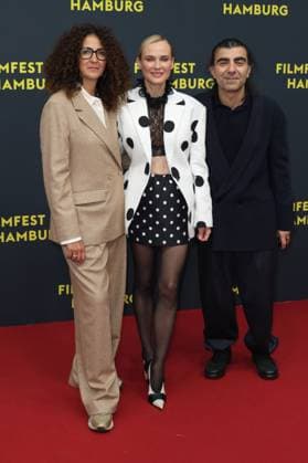 Filmfest Hamburg Malika Rabahallah, Diane Kruger, Fatih Akin, Premiere des Films AMRUM auf dem Filmfest Hamburg im Cinemaxx Dammtor, Hamburg, 27.09.2025 Copyright: xEventpressxBecherx