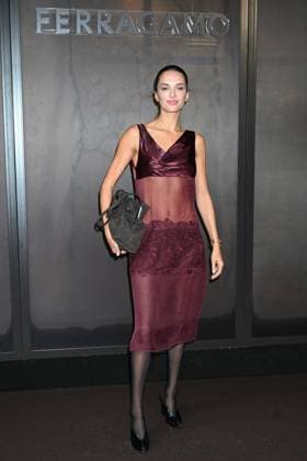 Milan, Milan Women s Fashion Week Spring Summer 2026 - Women s Fashion, Spring Summer 2026 - Ferragamo fashion show - guests - photo: Gabrielle Caunesil  Copyright: xSimonaxChiocciax xipa-agency.netx xFotosickix IPA_Agency_IPA65846615