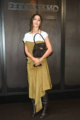 Milan, Milan Women s Fashion Week Spring Summer 2026 - Women s Fashion, Spring Summer 2026 - Ferragamo fashion show - guests - photo: Tamara Kalinic  Copyright: xSimonaxChiocciax xipa-agency.netx xFotosickix IPA_Agency_IPA65846633
