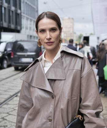 Milan, Milan Women s Fashion Week Spring Summer 2026 - Women s Fashion, Spring Summer 2026 - Luisa Spagnoli fashion show - arrivals - In the photo: guest  Copyright: xLucaxPontix xipa-agency.netx xLucaPonti IpaAgencyx IPA_Agency_IPA65846819