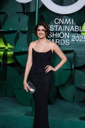 Milan, Milan Women s Fashion Week Spring Summer 2026 - Women s Fashion, Spring Summer 2026 - CNMI Sustainable Fashion Awards 2025 at Teatro alla Scala - Guest arrivals photocall. Pictured: Kulsum Shadab Wahab  Copyright: xAlessandroxBremecx xipa-agency.netx xx IPA_Agency_IPA65849022