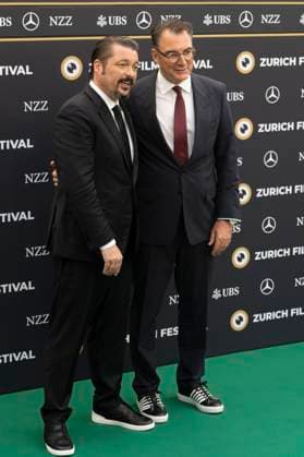 James Vanderbilt und Christian Jungen bei der Premiere des Kinofilms Nuremberg Nürnberg auf dem 21. Zurich Film Festival 2025 im Festivalzentrum. Zürich, 27.09.2025