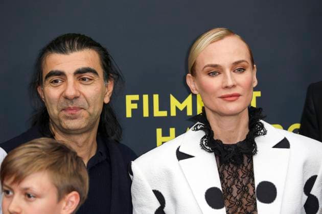 abb Diane Kruger, Fatih Akin Regisseur Schauspielerin zu Gast auf dem Roten Teppich bei der Kino Film Premiere Amrum auf dem Filmfest Hamburg im Cinemaxx Kino am Dammtor am 27.09.2025 in Hamburg Hamburg Deutschland