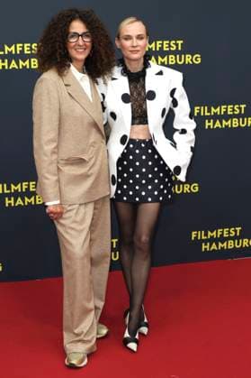 Malika Rabahallah und Diane Kruger bei der Premiere des Kinofilms Amrum auf dem 33. Filmfest Hamburg 2025 im Cinemaxx Dammtor. Hamburg, 27.09.2025