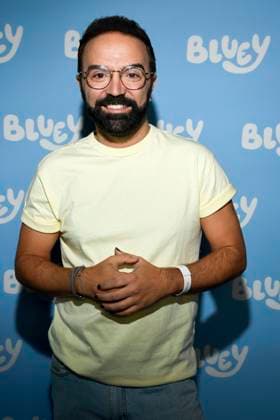 abb Dr. Vitor Gatinho-Kinds.doc.de zu Gast auf dem blauen Teppich bei der Film Premiere Bluey im Kino Kuechenspass Kollektion im CinemaxX Berlin Potsdamer Platz am 27.09.2025 in Berlin Berlin Deutschland