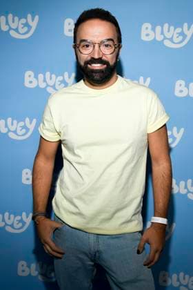 abb Dr. Vitor Gatinho-Kinds.doc.de zu Gast auf dem blauen Teppich bei der Film Premiere Bluey im Kino Kuechenspass Kollektion im CinemaxX Berlin Potsdamer Platz am 27.09.2025 in Berlin Berlin Deutschland