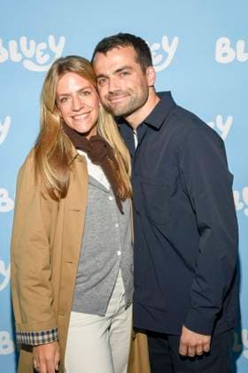 abb Katharina Kruse und Florian Kruse zu Gast auf dem blauen Teppich bei der Film Premiere Bluey im Kino Kuechenspass Kollektion im CinemaxX Berlin Potsdamer Platz am 27.09.2025 in Berlin Berlin Deutschland