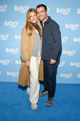 abb Katharina Kruse und Florian Kruse zu Gast auf dem blauen Teppich bei der Film Premiere Bluey im Kino Kuechenspass Kollektion im CinemaxX Berlin Potsdamer Platz am 27.09.2025 in Berlin Berlin Deutschland