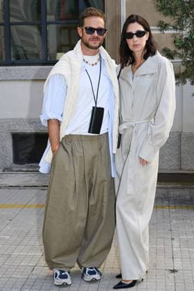 Milan, Italy: Milan, Milan Women s Fashion Week Spring Summer 2026 - Women s Fashion, Spring Summer 2026 - Calcaterra fashion show - guests - photos: Paolo Stella, Francesca Busi Milan Italy  - ZUMAp169 20250928_zea_p169_161 Copyright: xSimonaxChiocciax
