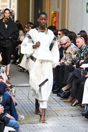 Milan, Milan Women s Fashion Week Spring Summer 2026 - Women s Fashion, Spring Summer 2026. - Calcaterra fashion show - catwalk - photo: model  Copyright: xSimonaxChiocciax xipa-agency.netx xFotosickix IPA_Agency_IPA65873246