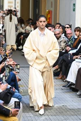 Milan, Milan Women s Fashion Week Spring Summer 2026 - Women s Fashion, Spring Summer 2026. - Calcaterra fashion show - catwalk - photo: model  Copyright: xSimonaxChiocciax xipa-agency.netx xFotosickix IPA_Agency_IPA65873307