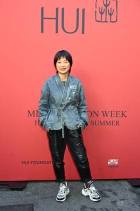 Milan, Milan Women s Fashion Week Spring Summer 2026 - Women s Fashion, Spring Summer 2026 - HUI fashion show - guests - photo: Zhao Huizhou  Copyright: xSimonaxChiocciax xipa-agency.netx xFotosickix IPA_Agency_IPA65874495