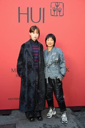 Milan, Milan Women s Fashion Week Spring Summer 2026 - Women s Fashion, Spring Summer 2026. - HUI fashion show - guests - photos: Zhao Huizhou, Gegg Egg  Copyright: xSimonaxChiocciax xipa-agency.netx xFotosickix IPA_Agency_IPA65874500
