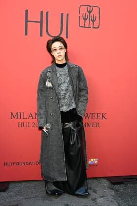 Milan, Milan Women s Fashion Week Spring Summer 2026 - Women s Fashion, Spring Summer 2026. - HUI fashion show - guests - photo: guest  Copyright: xSimonaxChiocciax xipa-agency.netx xFotosickix IPA_Agency_IPA65874519