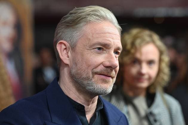 Martin FREEMAN (Schauspieler), Einzelbild,angeschnittenes Einzelmotiv,Portraet,Portrait,Porträt. Filmpremiere MOMO am 128.09.2025 im Mathaeser Kino in Muenchen.