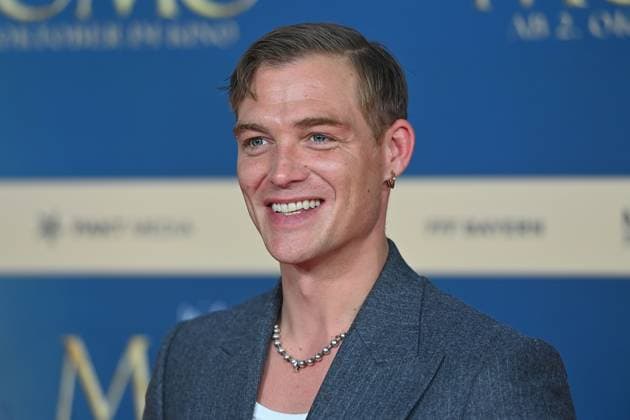 David SCHUETTER (Schauspieler), Einzelbild,angeschnittenes Einzelmotiv,Portrait,Portraet. Filmpremiere MOMO am 128.09.2025 im Mathaeser Kino in Muenchen.