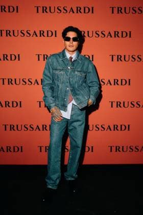 Milan Fashion Week - Women S S 2026 The Gentle Society by Trussardi Photocall Milan, Italy Cristiano Caccamo Milan Fashion Week - Women S S 2026 The Gentle Society by Trussardi Photocall Milan, Italy 28th September 2025  Copyright: xx