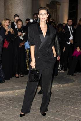 MFW Giorgio Armani arrivals MP Bianca Balti arrives to Pinacoteca of Brera to attending the Giorgio Armani fashion show during Milan s Fashion Week Womenswear Spring Summer 2026, on September 28, 2025 in Milan (Italy). Photo by Marco Piovanotto Abacapress.com  Copyright: xPiovanottoxMarco ABACAx