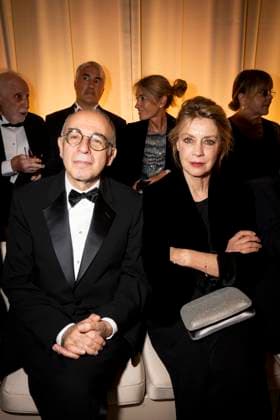 Milan Fashion Week - Women S S 2026 Giorgio Armani Fashion Show Front Row Pinacoteca di Brera - Milan, Italy Giuseppe Tornatore;Margherita Buy Milan Fashion Week - Women S S 2026 Giorgio Armani Fashion Show Front Row Pinacoteca di Brera - Milan, Italy 28th September 2025  Copyright: xALFONSOxCATALANO SGPITALIAx