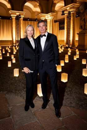 Milan Fashion Week - Women S S 2026 Giorgio Armani Fashion Show Front Row Pinacoteca di Brera - Milan, Italy guest;Angelo Moratti Milan Fashion Week - Women S S 2026 Giorgio Armani Fashion Show Front Row Pinacoteca di Brera - Milan, Italy 28th September 2025  Copyright: xALFONSOxCATALANO SGPITALIAx